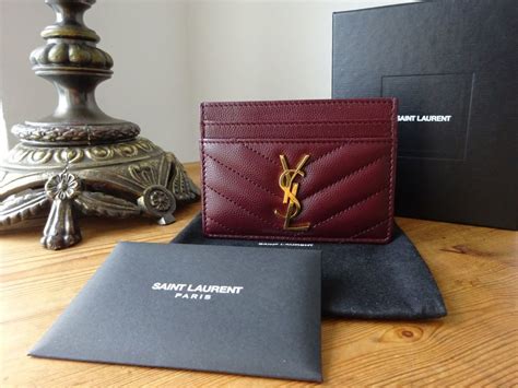 YSL monogram card